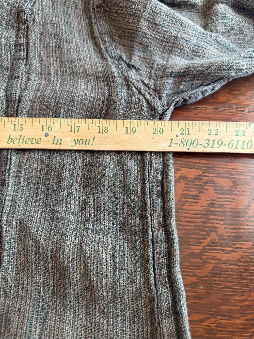 Jeanne Engelhart FLAX Dress Large Long  Linen Duster Maxi size Large - Picture 7 of 9